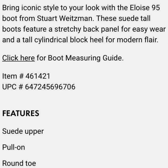🍒Stuart Weitzman Eloise Boots 8🍒
